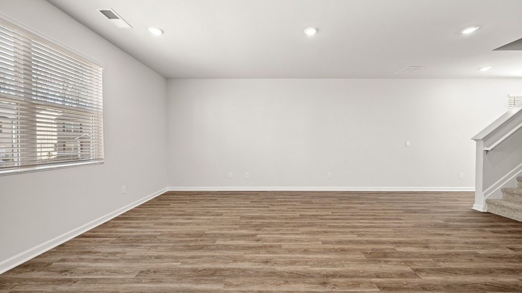 Representative unfurnished interior of a home built from the Saratoga by D.R. Horton in Poplar Preserve, Newnan (Image 14).