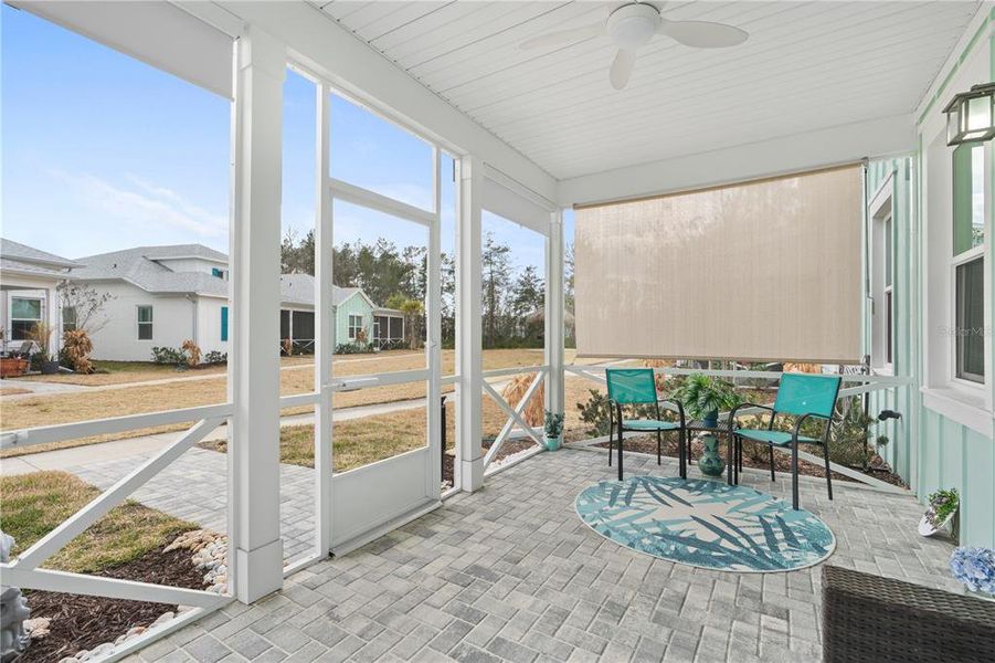 Exterior details and patio area of a home in , Daytona Beach (Image 24).