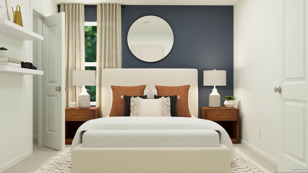 Furnished interior view inside a new home in Stone Garden, Elmendorf (Image 10).