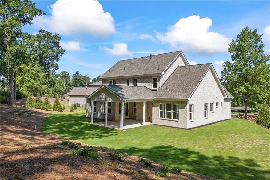 Exterior details and patio area of a home in , Marietta (Image 38).