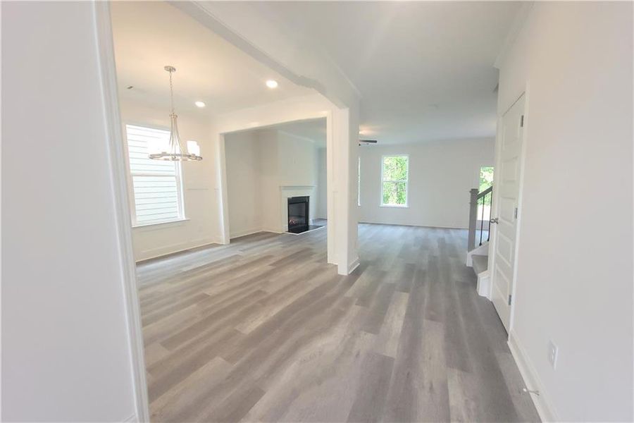 Spacious, unfurnished interior of a new home in Clark Farms, Flowery Branch (Image 19).