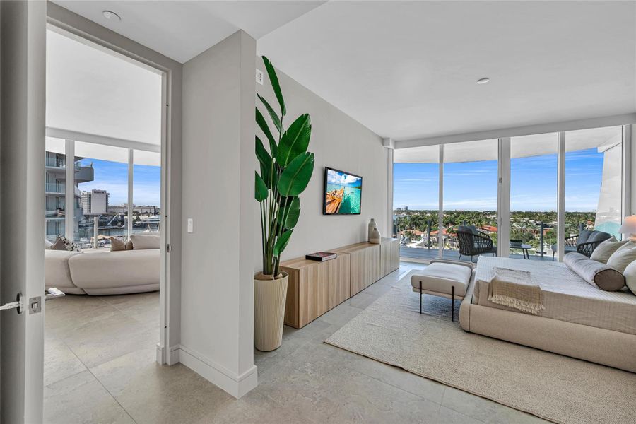 Furnished interior view inside a new home in , Fort Lauderdale (Image 67).