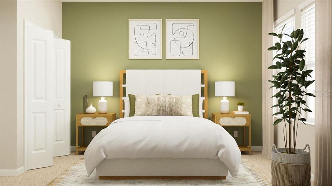 Furnished interior view inside a new home in Bridgewalk, St. Cloud (Image 12).