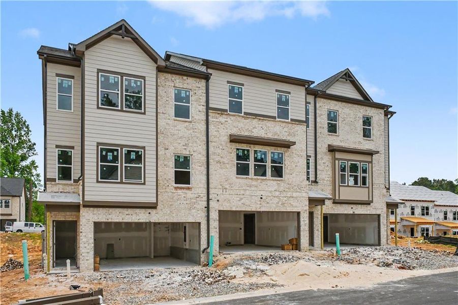 In-progress construction of a new home in , Norcross, GA (Image 3).