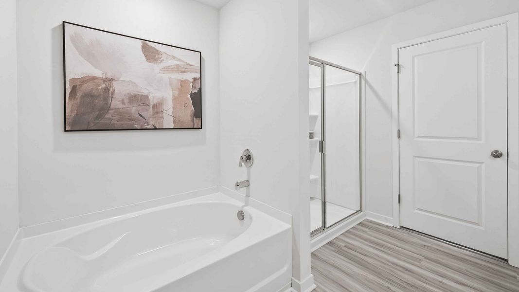 Furnished interior view inside a new home in The Falls at Newton, Newton (Image 15).