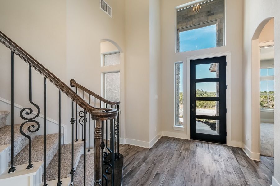 Representative unfurnished interior of a home built from the The Addison by Whitestone Custom Homes in Johnson Ranch, Bulverde (Image 39).