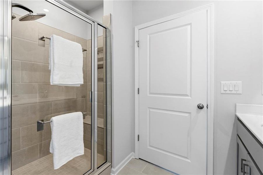 Furnished interior view inside a new home in Annsbury Park, Lilburn (Image 27).