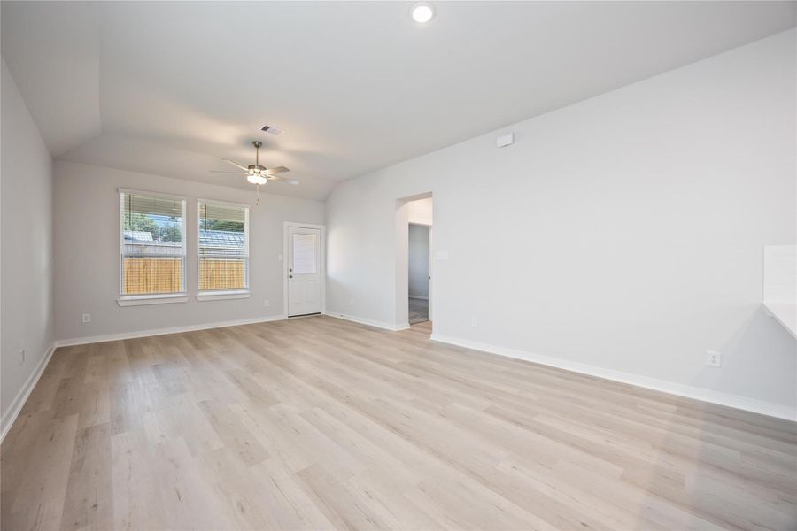 Spacious, unfurnished interior of a new home in Bluebonnet Village, Bellville (Image 19). Spacious, unfurnished interior of a new home in Bluebonnet Village, Bellville (Image 19).