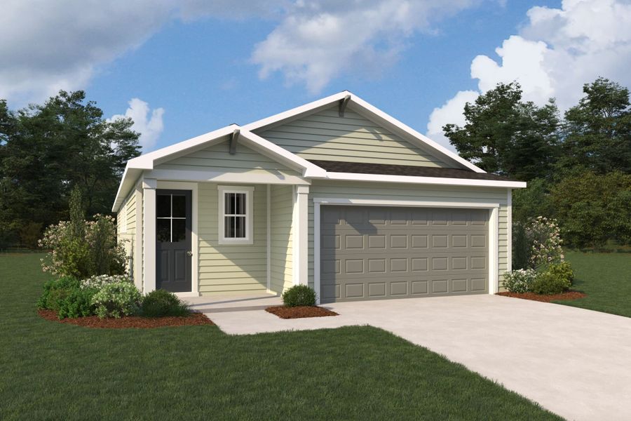 Representative exterior photo of a completed home built from the Valeria by Mattamy Homes in RiverTown - Forest, St. Johns, FL (Image 13). Representative exterior photo of a completed home built from the Valeria by Mattamy Homes in RiverTown - Forest, St. Johns, FL (Image 13).