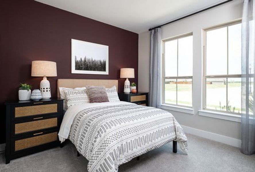 Furnished interior view inside a new home in Inspiration Collection at Bridgewater, Midlothian (Image 13).