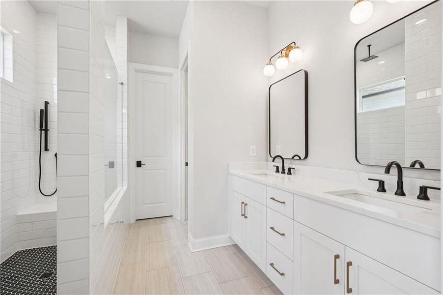 Furnished interior view inside a new home in Promenade at Sawnee Village, Cumming (Image 14).