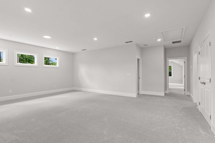 Representative unfurnished interior of a home built from the The Danville by The Providence Group in Bellwyn, Alpharetta (Image 49).