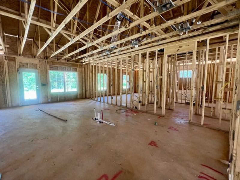 In-progress construction of a new home in Kimbell Acres, Pine Mountain, GA (Image 3).