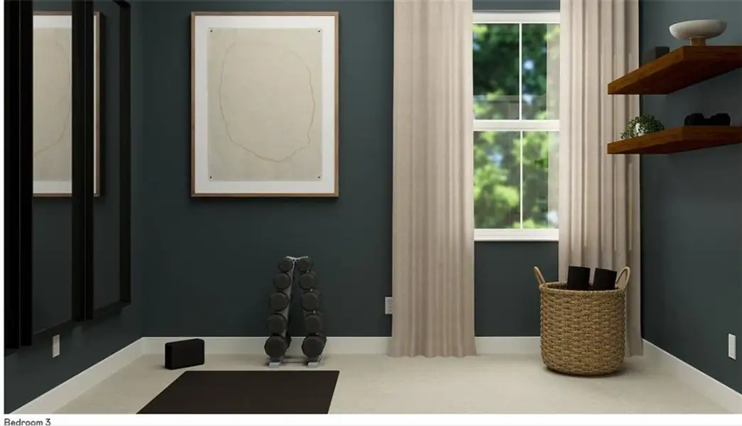 Furnished interior view inside a new home in Crossvine Village, LaGrange (Image 6).