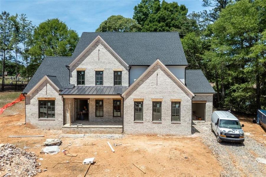 In-progress construction of a new home in , Buford, GA (Image 26).