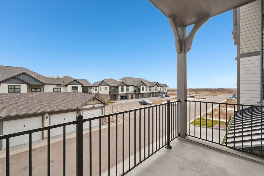 Exterior details and patio area of a home in Highlands at Fox Hill, Longmont (Image 1). Exterior details and patio area of a home in Highlands at Fox Hill, Longmont (Image 1).