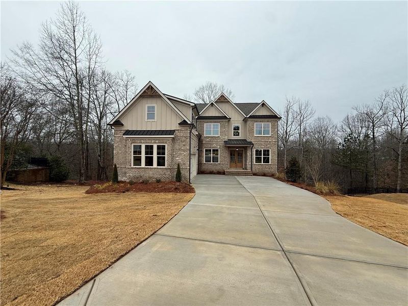 Front exterior of a new home in , Jefferson, GA, highlighting curb appeal (Image 27).