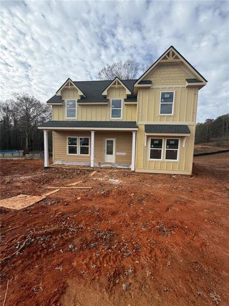 In-progress construction of a new home in , Gainesville, GA (Image 2).