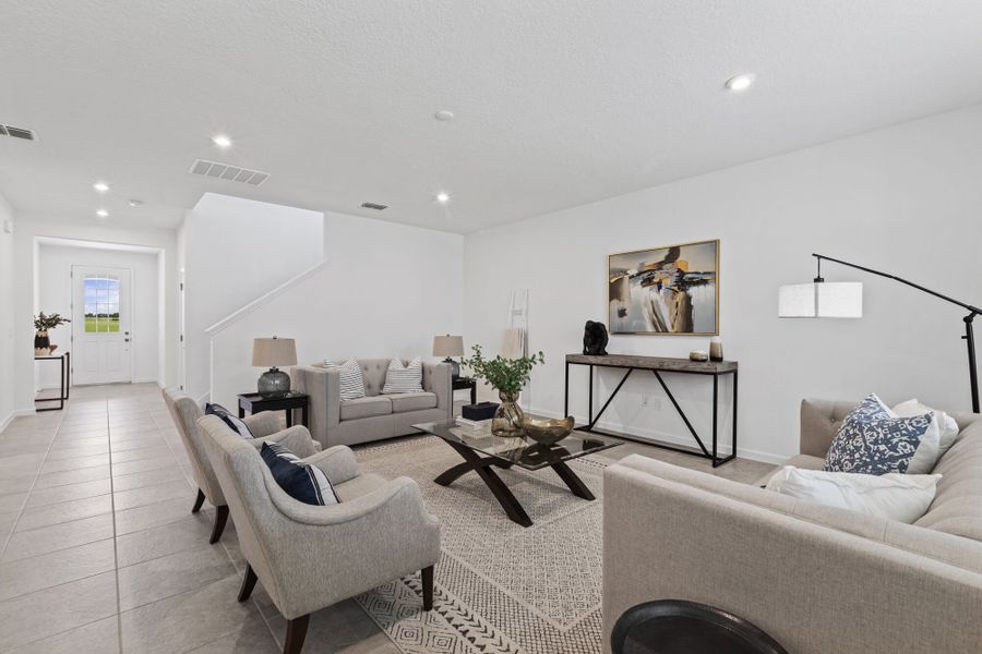 Representative furnished interior of a home built from the Red Bud by Mattamy Homes in Crosswind Ranch, Parrish (Image 11).