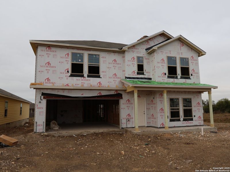 In-progress construction of a new home in Winding Brook, San Antonio, TX (Image 33).
