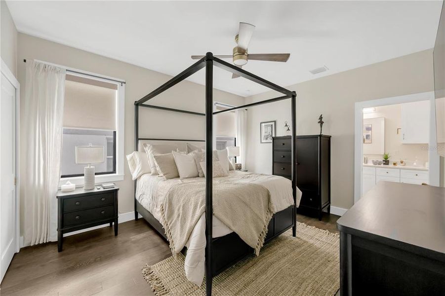 Furnished interior view inside a new home in , Tampa (Image 43).