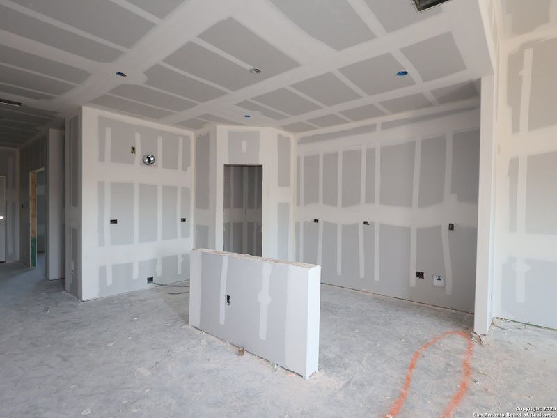 In-progress construction of a new home in Meadows at Clear Springs, New Braunfels, TX (Image 28). In-progress construction of a new home in Meadows at Clear Springs, New Braunfels, TX (Image 28).