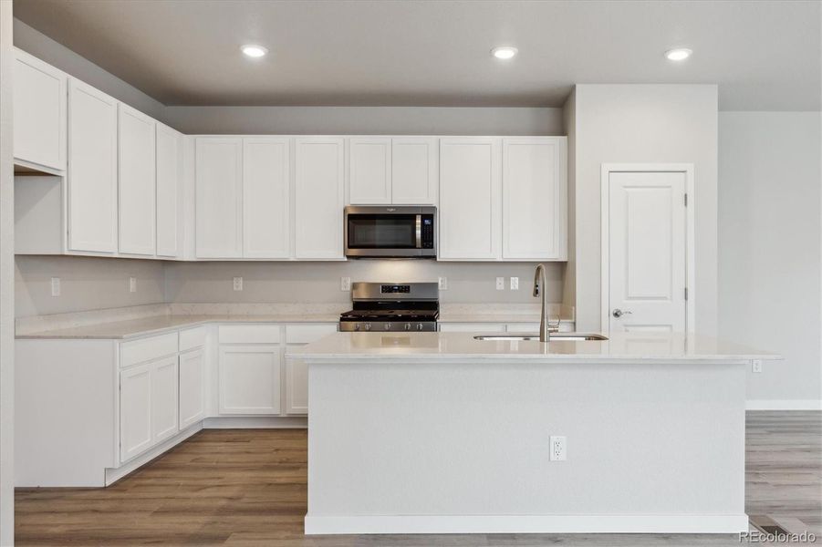 Furnished interior view inside a new home in Paired Homes at Alder Creek, Parker (Image 11).