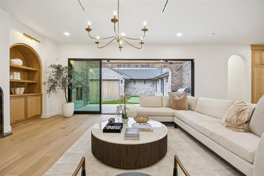 Furnished interior view inside a new home in , Dallas (Image 14).