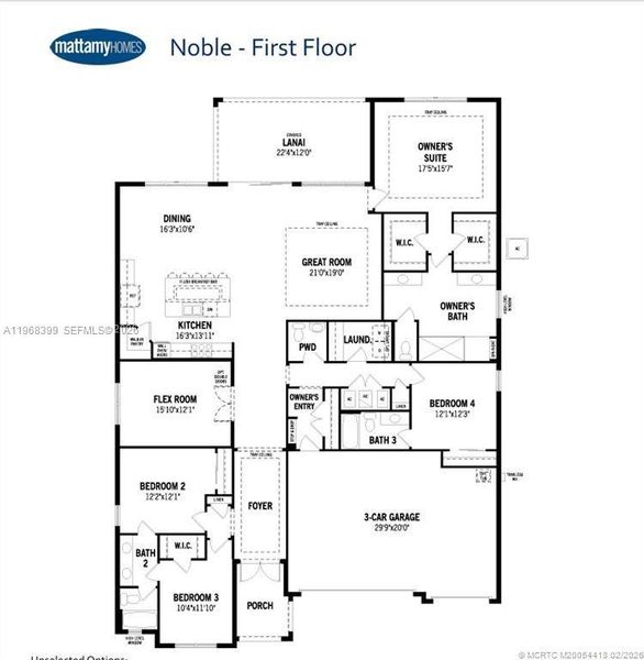 2D floor plan layout of this home in , Port St. Lucie, FL (Image 5).