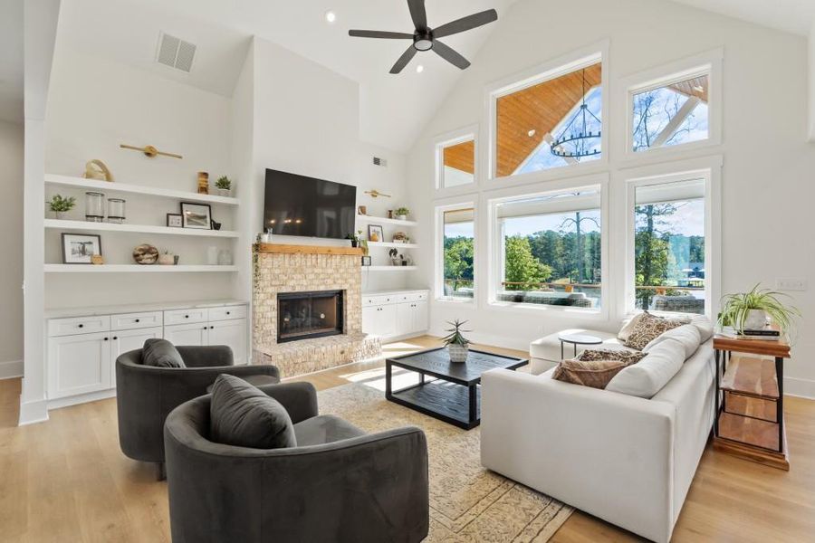 Furnished interior view inside a new home in , Monticello (Image 13).