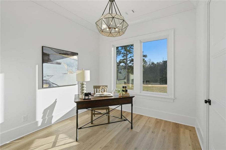 Furnished interior view inside a new home in , Gainesville (Image 61).