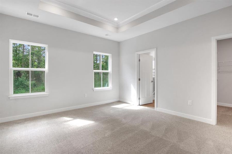Spacious, unfurnished interior of a new home in Park Ridge at Sugar Hill, Sugar Hill (Image 17). Spacious, unfurnished interior of a new home in Park Ridge at Sugar Hill, Sugar Hill (Image 17).