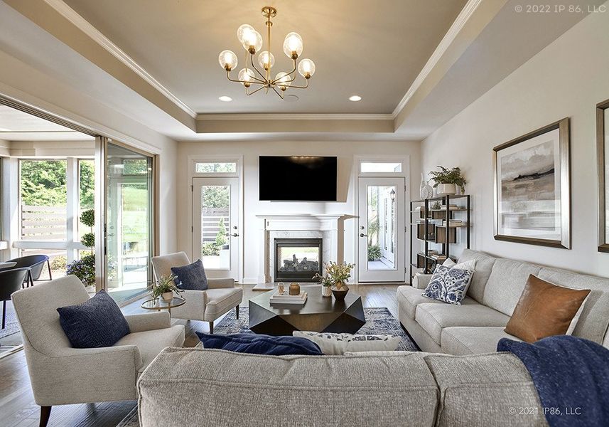 Representative furnished interior of a home built from the Verona by Epcon Communities in The Grove at Haven Hill, Lenoir City (Image 7). Representative furnished interior of a home built from the Verona by Epcon Communities in The Grove at Haven Hill, Lenoir City (Image 7).