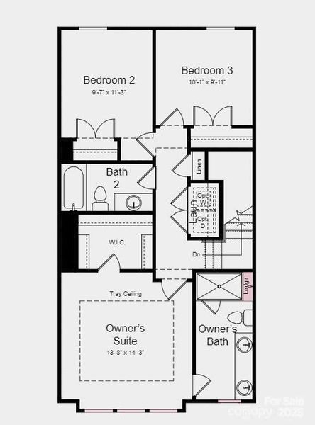 2D floor plan layout of this home in Parkside Commons, Davidson, NC (Image 7). 2D floor plan layout of this home in Parkside Commons, Davidson, NC (Image 7).