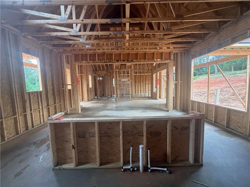 In-progress construction of a new home in Blue Mountain Creek, Morganton, GA (Image 5). In-progress construction of a new home in Blue Mountain Creek, Morganton, GA (Image 5).