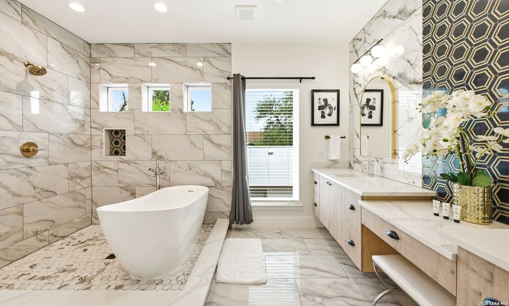 Furnished interior view inside a new home in , San Antonio (Image 18).