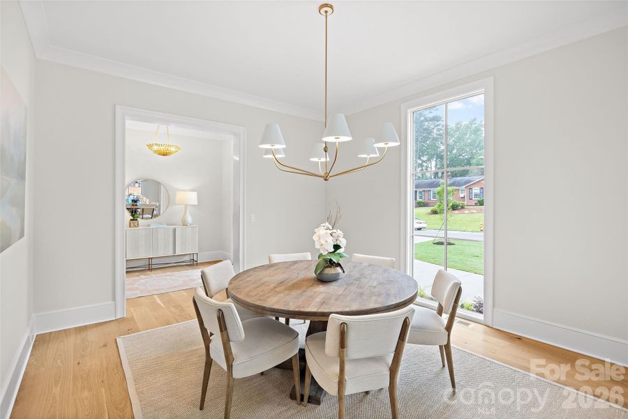 Furnished interior view inside a new home in , Charlotte (Image 5). Furnished interior view inside a new home in , Charlotte (Image 5).