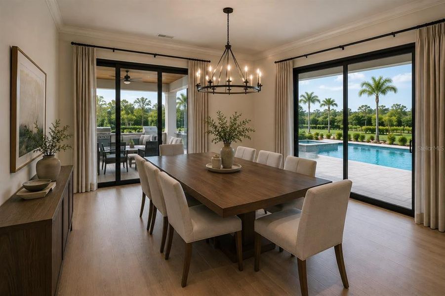 Furnished interior view inside a new home in , Lithia (Image 22).