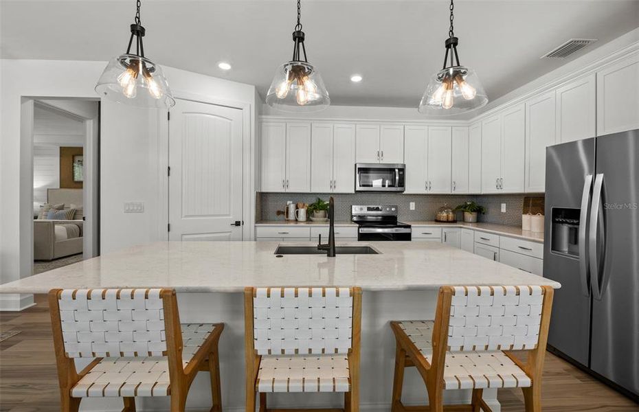 Furnished interior view inside a new home in , Venice (Image 17).