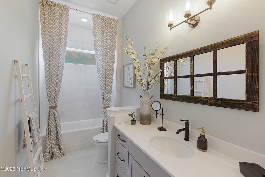 Furnished interior view inside a new home in , Fruit Cove (Image 34).