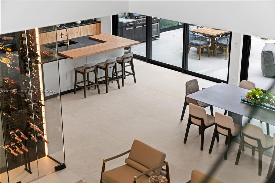 Furnished interior view inside a new home in , Miami Shores (Image 11).