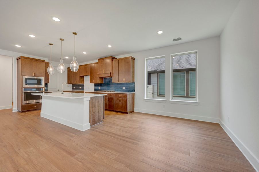 Furnished interior view inside a new home in Painted Tree, McKinney (Image 6).