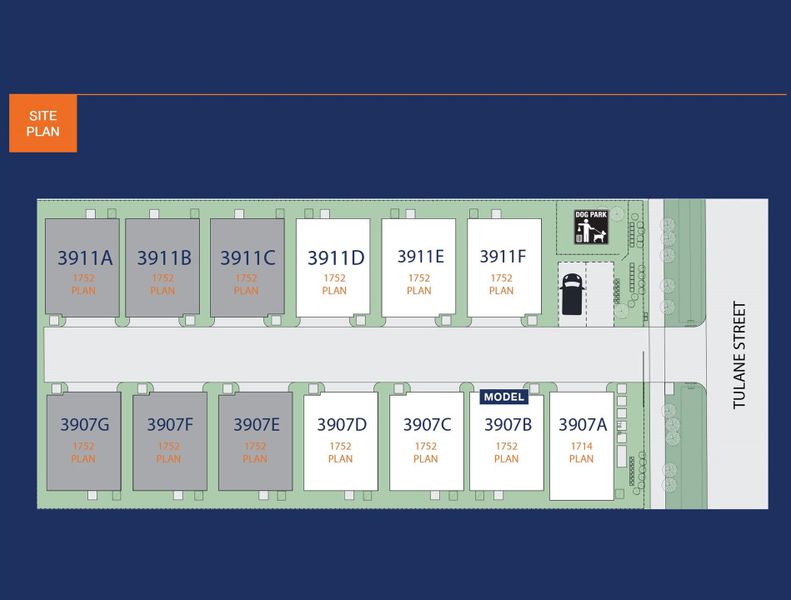 Explore this thoughtfully designed site plan featuring modern homes, ample green spaces, and a convenient dog park. Ideal for a vibrant community lifestyle. Explore this thoughtfully designed site plan featuring modern homes, ample green spaces, and a convenient dog park. Ideal for a vibrant community lifestyle.