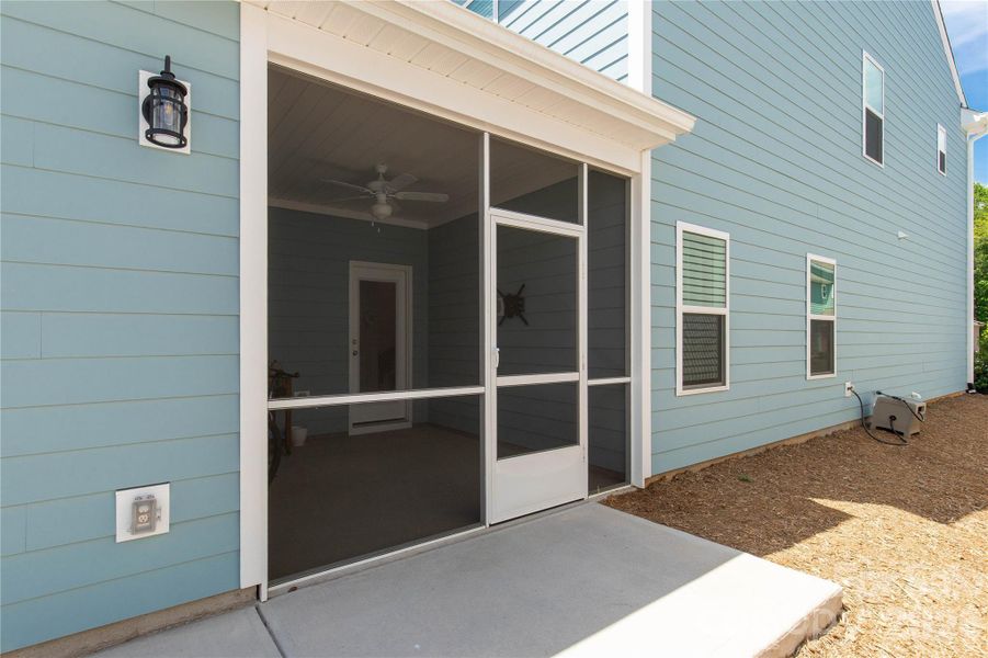 Exterior details and patio area of a home in Wilkerson Place, York (Image 24).