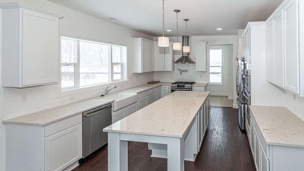 Representative furnished interior of a home built from the The Briarhaven III Side Entry by Norfolk Homes in Fosdick Glen of Saline, Saline (Image 14).