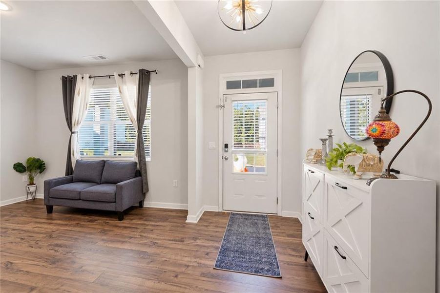 Furnished interior view inside a new home in , Dawsonville (Image 8).
