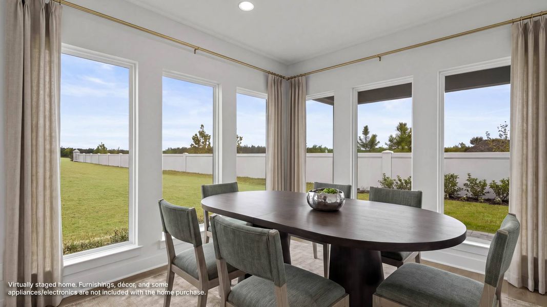 Furnished interior view inside a new home in Reserve at Berry Bay, Wimauma (Image 10).
