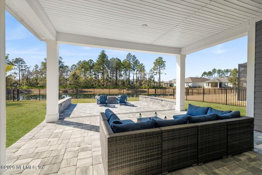 Exterior details and patio area of a home in , St. Johns (Image 30).