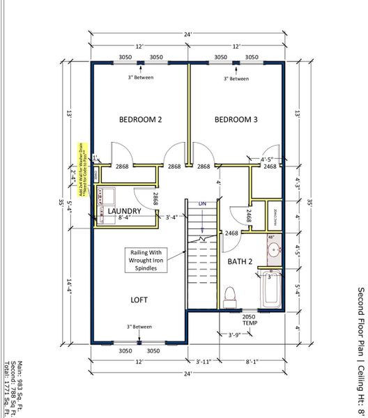 2D floor plan layout of this home in Ballentine Ridge, Lyman, SC (Image 5). 2D floor plan layout of this home in Ballentine Ridge, Lyman, SC (Image 5).