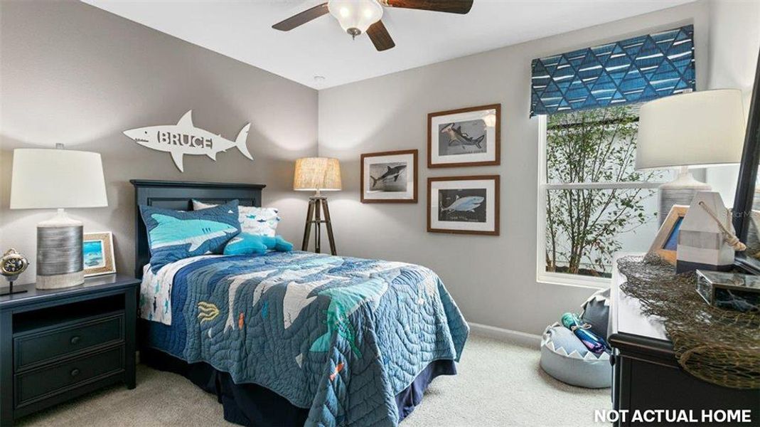 Furnished interior view inside a new home in Sawmill Branch, Palm Coast (Image 19).